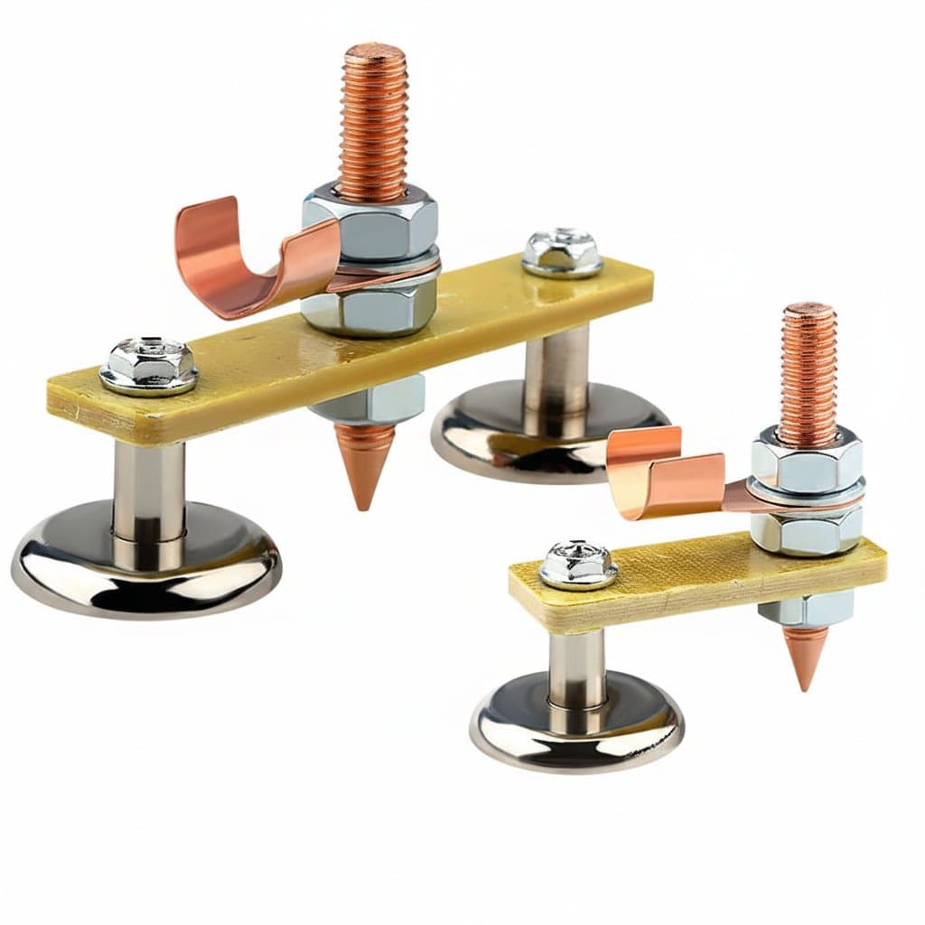 Magnetic Welding Ground Clamp | Strong Grip for Sheet Metal | 1pc Holder Fixture - Professional Grade Tool
