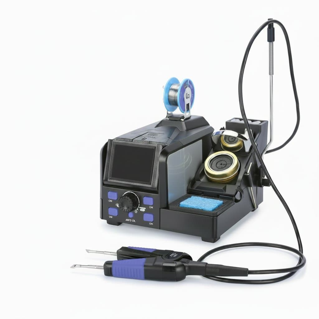 Desoldering Tweezers Station | 982Pro with Auto-Calibration for Micro Component Rework