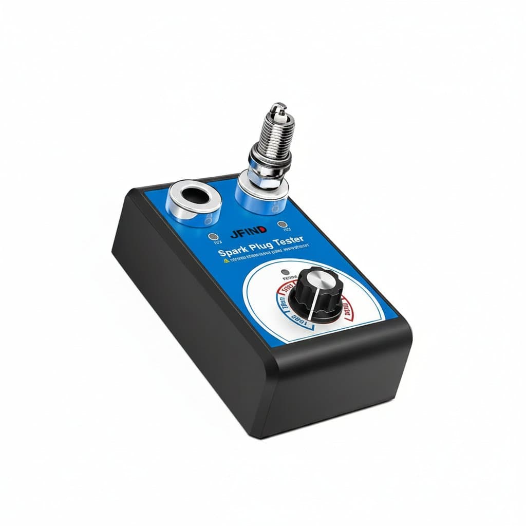 Spark Plug Tester | 13mm Double Hole Diagnostic Tool | 12V for Car & Motorcycle Engines - Professional Grade Tool