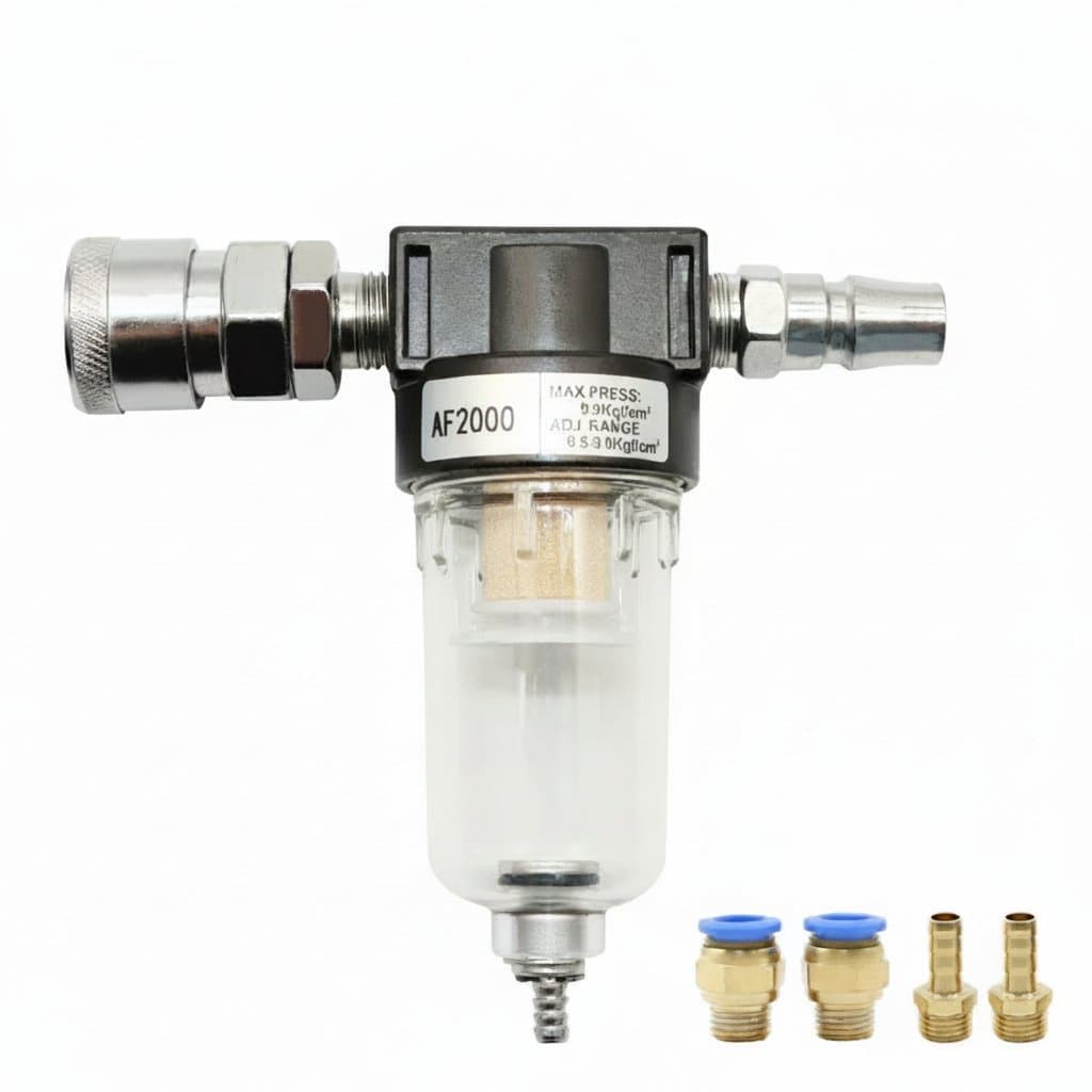 AF2000 Copper Filter Air Pump Filter and Oil Water Separator for industrial pneumatic compressor systems