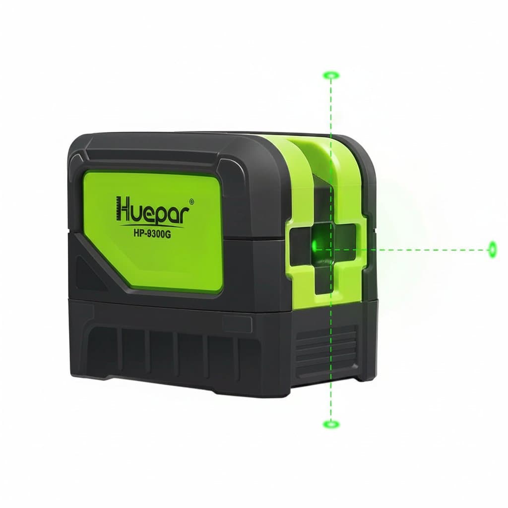 3-Point Green Laser Level | Self-Leveling Plumb Spots | Reference Positioning
