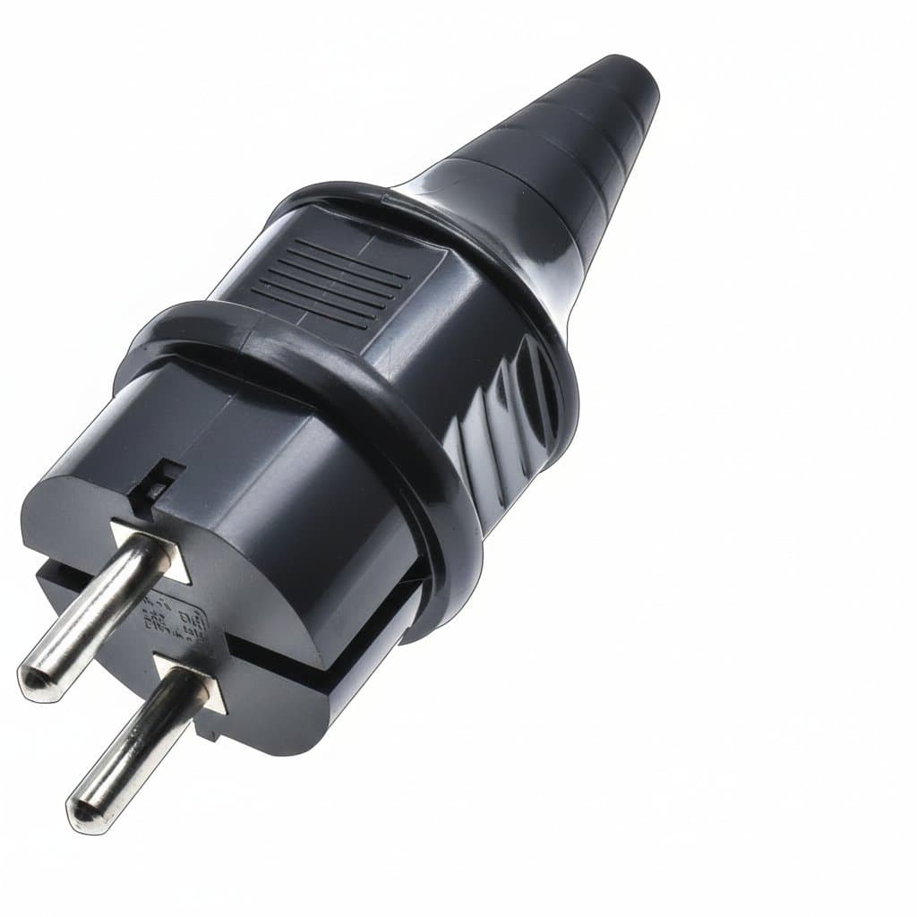 Heavy-Duty 16A Power Plug Adapter | EU Grounded Socket | Industrial Waterproof Design