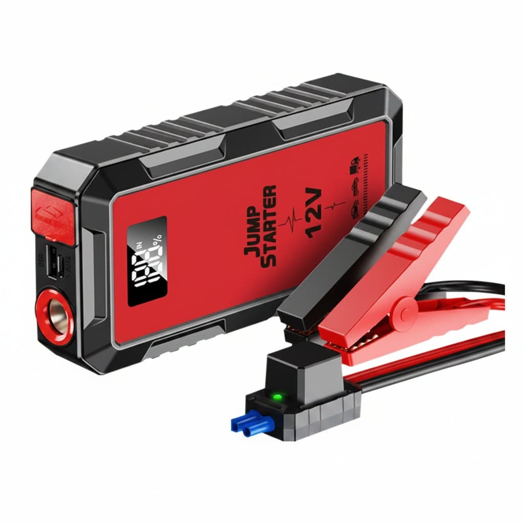 High-power Automobile Emergency Starting Power Supply Scree - Premium Automotive & Powersports > Jumper Cables with professional quality and features