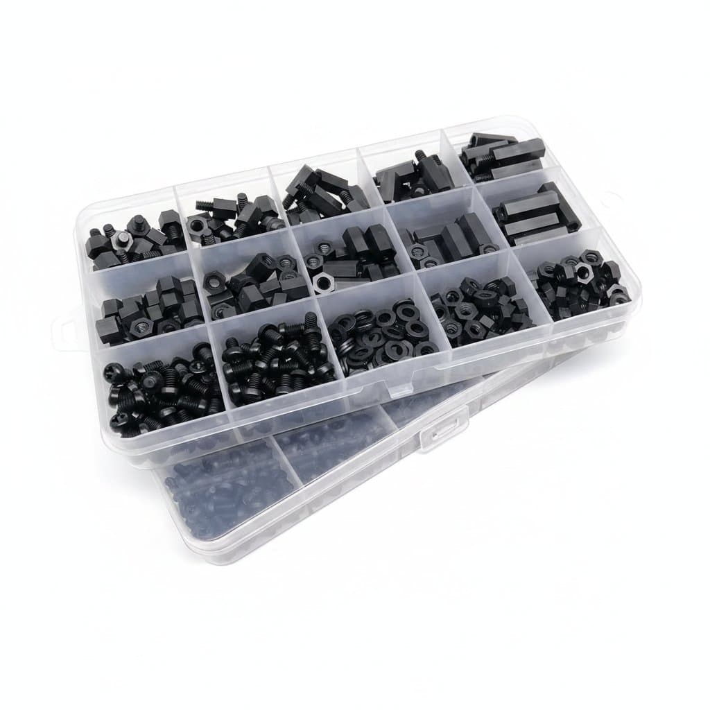 Insulated Standoff Kit | M2-M4 Hex Spacers | Screw Nut Washer Assortment