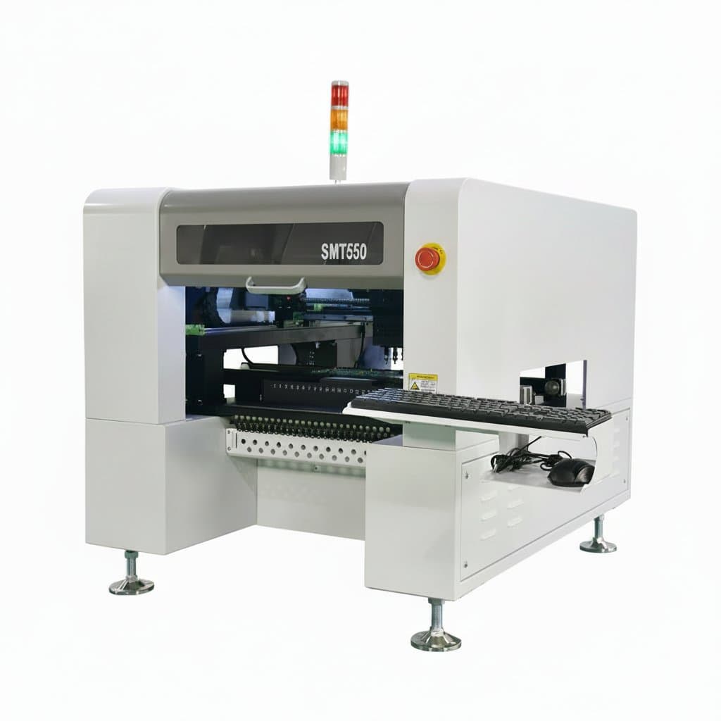 Professional Pick and Place Machine | Servo-Driven Precision | 50-Feeder PCB Assembly System