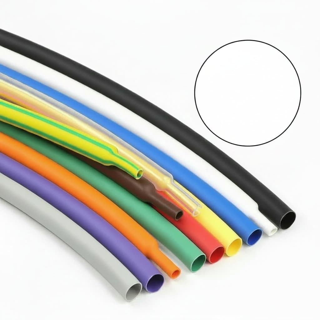 Heat Shrink Tubing | 2:1 Shrink Ratio Polyolefin Cable Sleeving | 0.6mm-6mm Diameter, 10M Length, 12 Colors - Professional Grade Tool