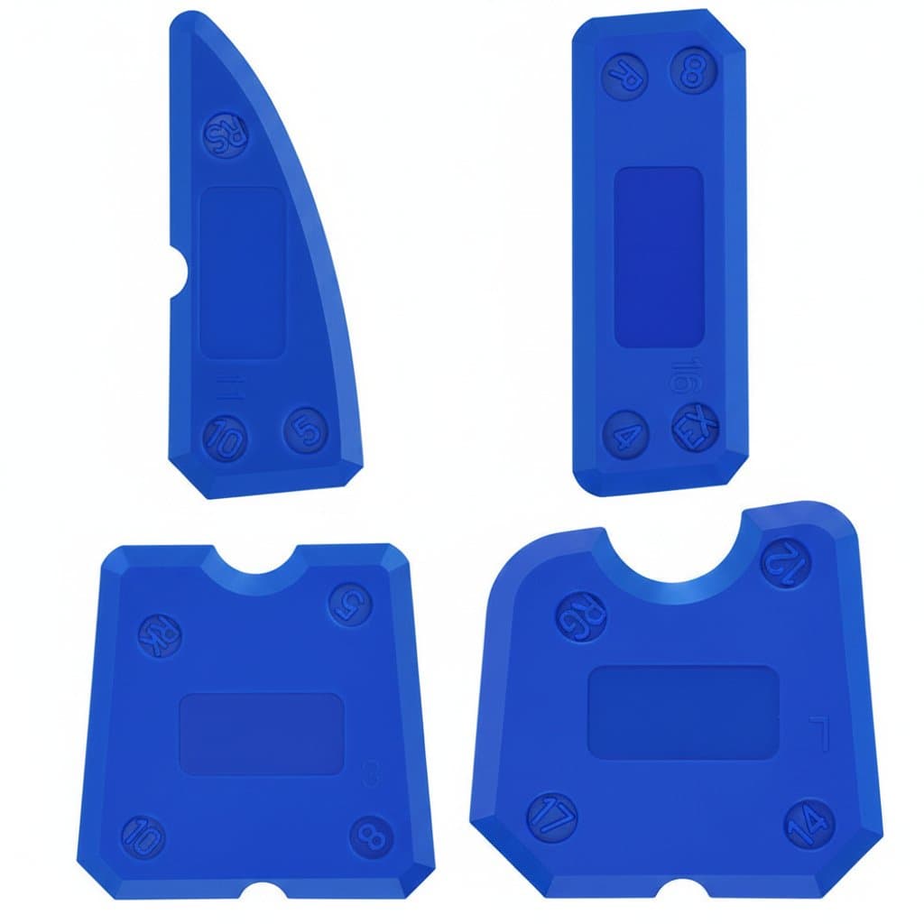 Tool Set 4pc | Tile Grout & Sealant Remover | For Shower, Kitchen & Bathroom Cleaning