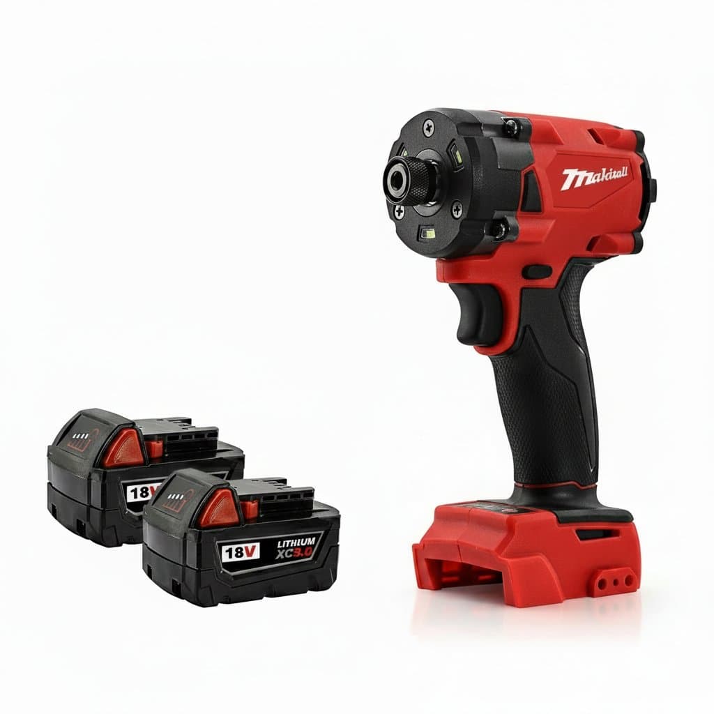 Milwaukee 20V cordless impact driver with multi-fit chuck, featuring strong driving force, long battery life, and easy-to-control design.