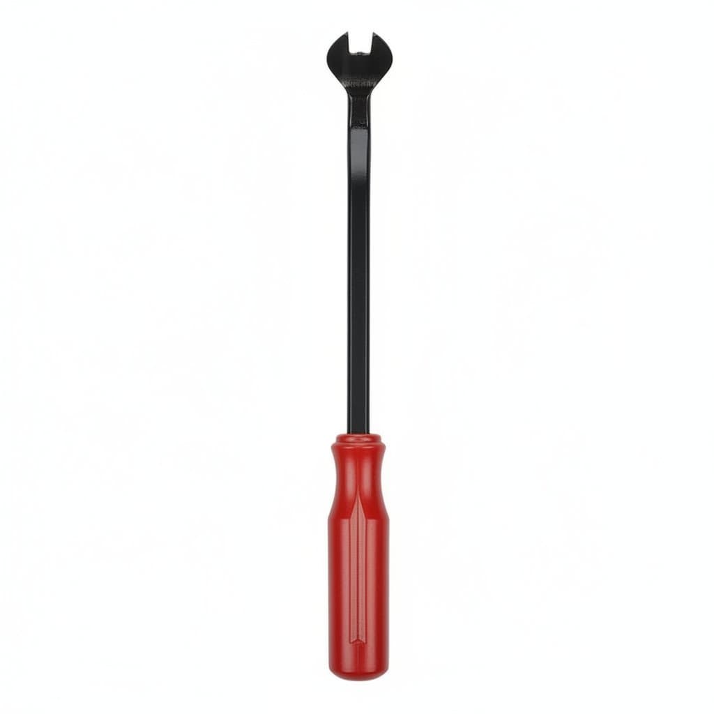 Tool kit for disassembling fixtures, fasteners, and decorative panels, ideal for door and instrument panel maintenance.