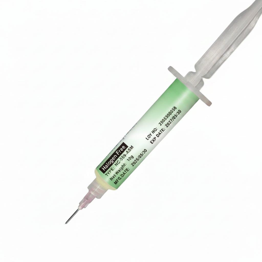 No-Clean Solder Flux | 10g Paste for SMD BGA Rework | Syringe Dispenser
