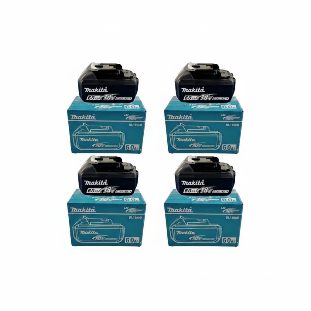 Genuine Makita BL1860 18V 6.0Ah LXT Lithium-Ion battery replacement for power tools, featuring BMS protection and high-capacity TPCELL.