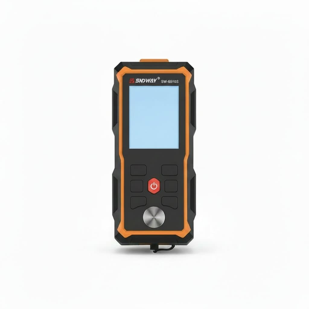 SW-6510S digital ultrasonic thickness tester for metals and plastics, with a measurement range from 1.0 to 300mm.