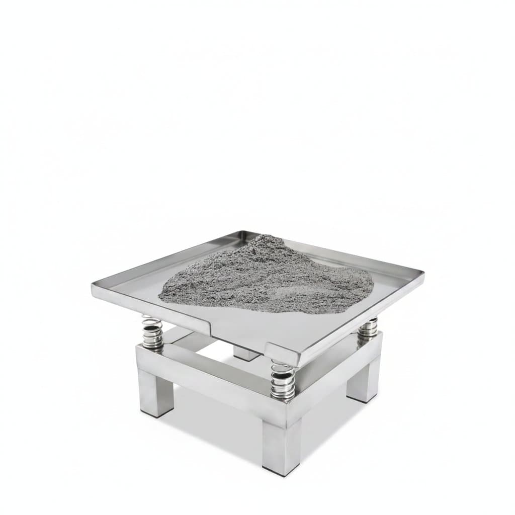 Lab Vibration Table | 35x35cm Platform | 10kg Capacity for Precise Test Block Preparation