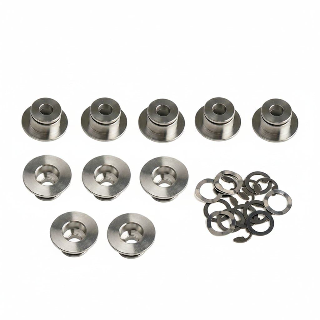 A set of 6/10PCS brake disc bobbin kits, crucial components for optimizing brake caliper performance across various motorcycle brands.