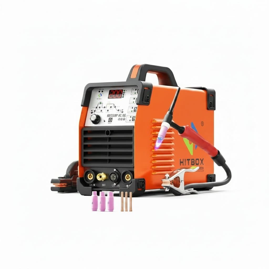 TIG/Stick Welder | 250A IGBT Inverter | AC/DC with Pulse & HF Start | Digital Precision