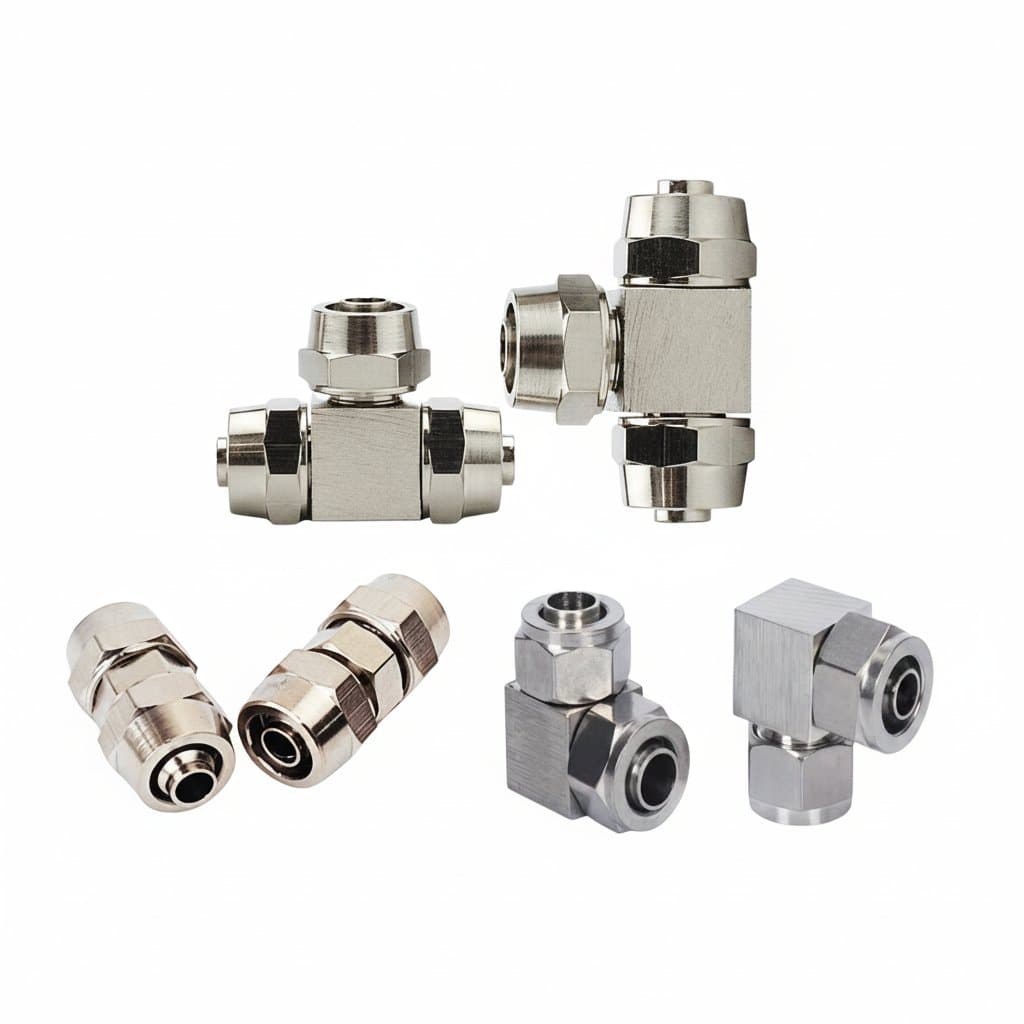 Pneumatic Quick-Connect Couplings | 4-16mm OD | Secure Hose & Tube Fittings - Image 1