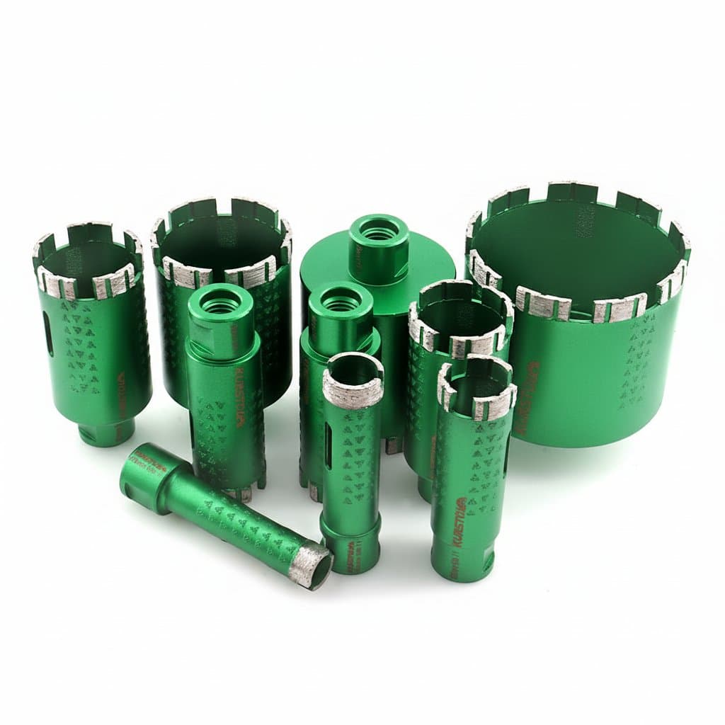Diamond Core Drill Bit | 6-75mm M14 Arbor | For Granite, Tile & Concrete