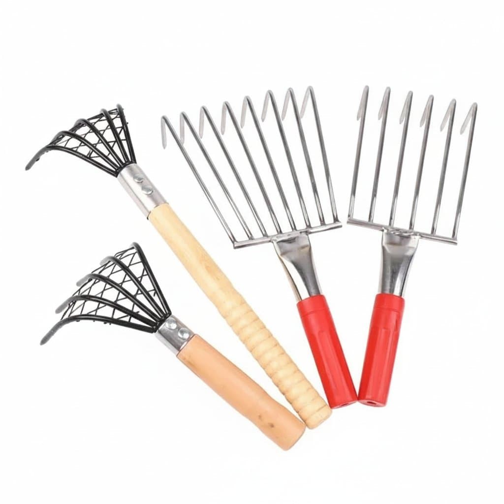 Multifunctional Rake | Beach Clam & Seafood Shell Collector | Garden Farm Digging Tool