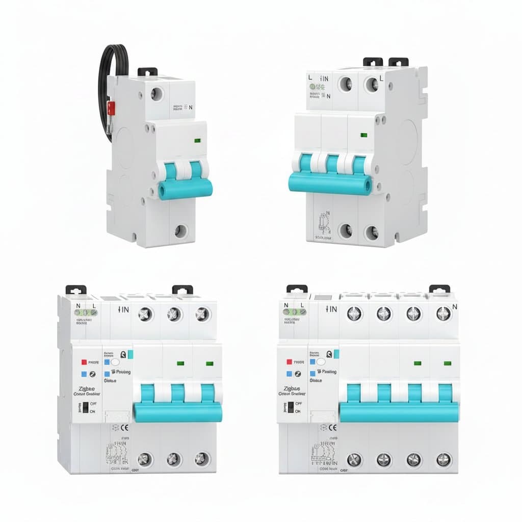 Circuit Breaker with Energy Monitoring | Zigbee Wireless Control | Remote & Timer Functions