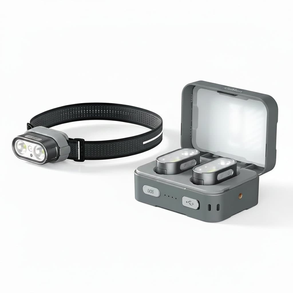 DUKA MH1 Head Torch Kit | USB Rechargeable & Motion Sensor | Portable COB LED