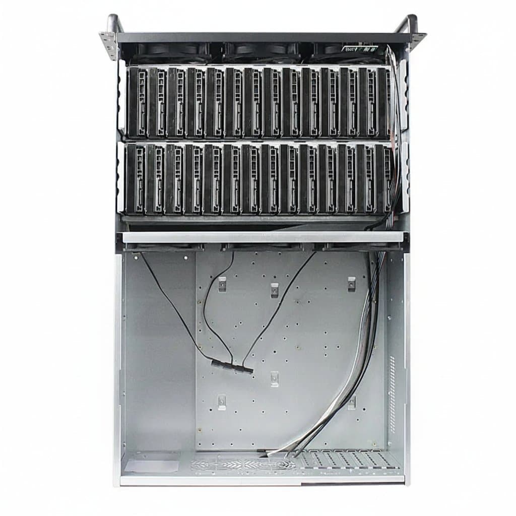 4U Rackmount Server Chassis | 28-Bay 3.5 HDD Storage | Enterprise-Grade Enclosure