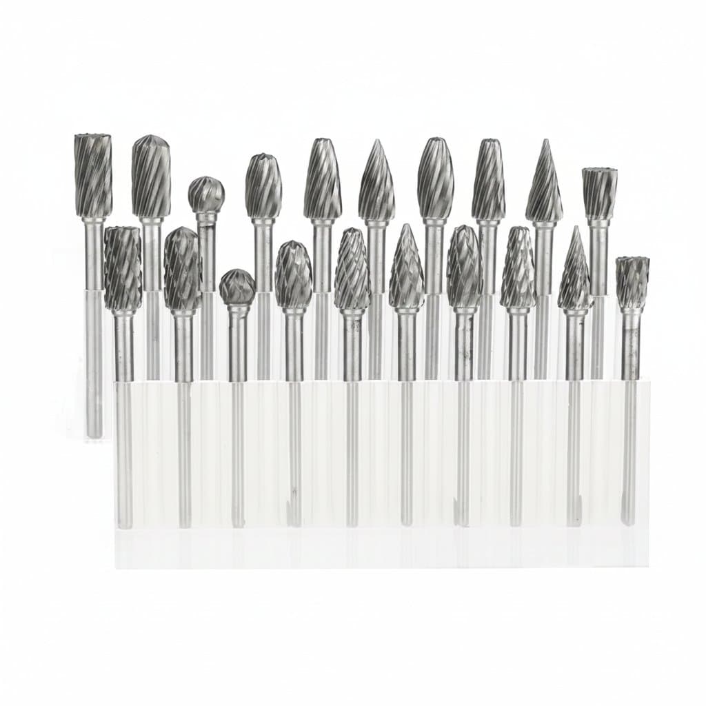 Carbide Rotary File | Heavy-Duty Metalworking Burr | CNC Engraving & Polishing Tool