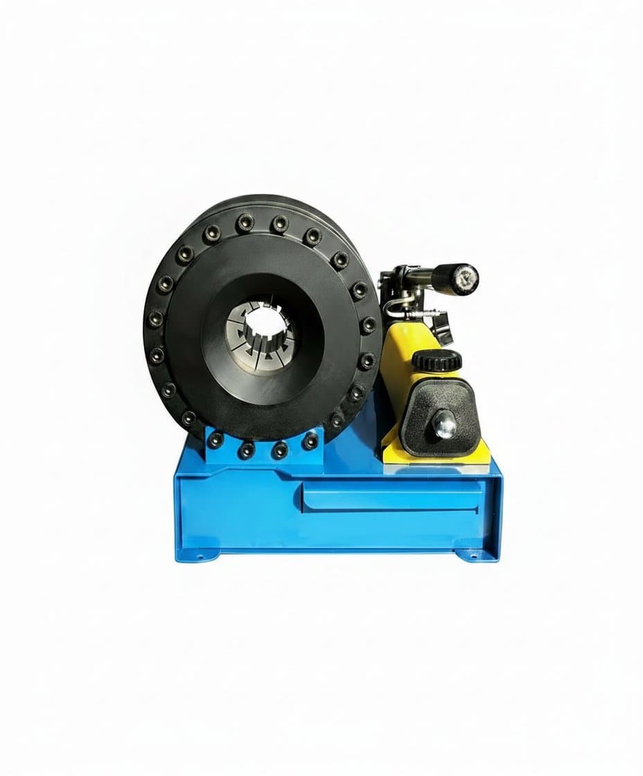 Hydraulic Hose Crimper Kit | 7-Die Set for High-Pressure Lines | Handheld Tool