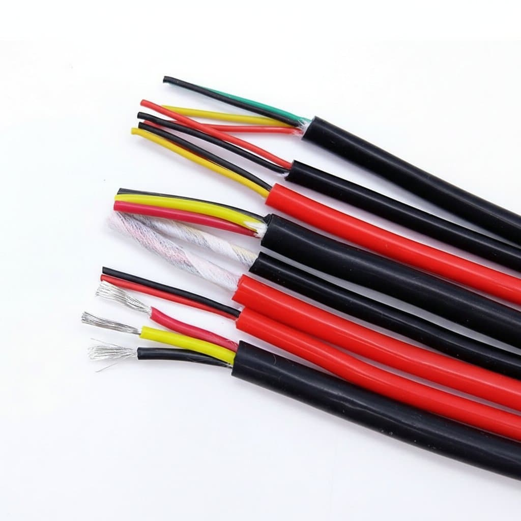 Flexible Silicone Power Cable | 2-8 Core | 10-24 AWG Copper Wire | Super-Soft & Durable - Image 1