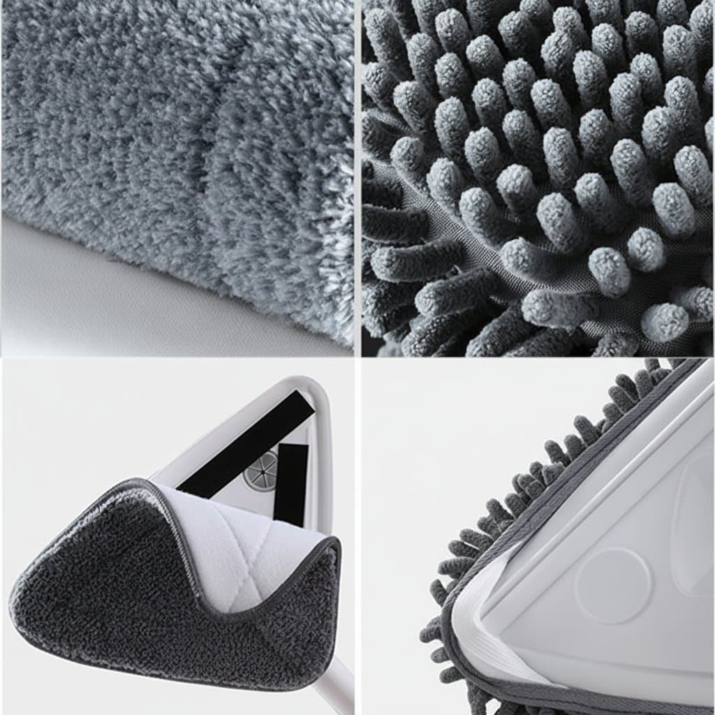 Window Cleaning Pole Telescopic: collage of close-up views of the cleaning product.