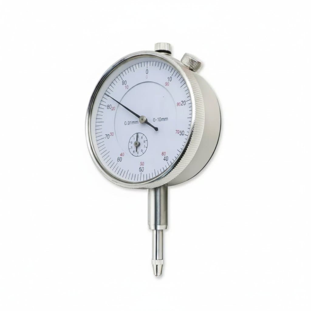 Dial Indicator Gauge | 0-10mm Range | 0.01mm Precision - Professional Grade Tool