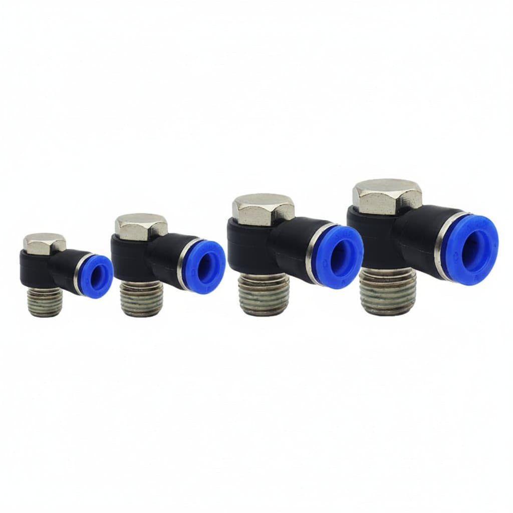 1/8 NPT Air Hose Fitting | Brass Pneumatic Connector | Leak-Resistant Seal - Image 1