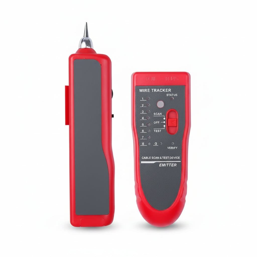 Network Cable Tester | RJ11, RJ45, Cat5, Cat6 | Line Finder & Toner