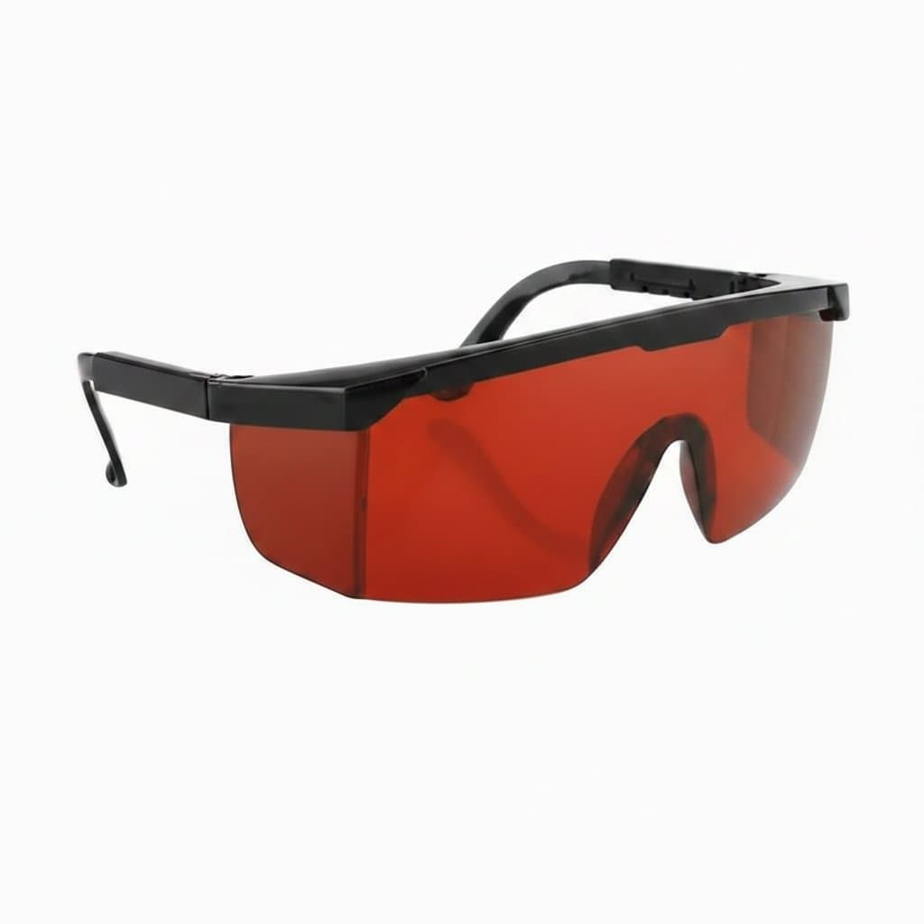 Universal laser protection goggles for IPL and hair removal procedures, offering 200nm-2000nm wavelength coverage in a stylish design.