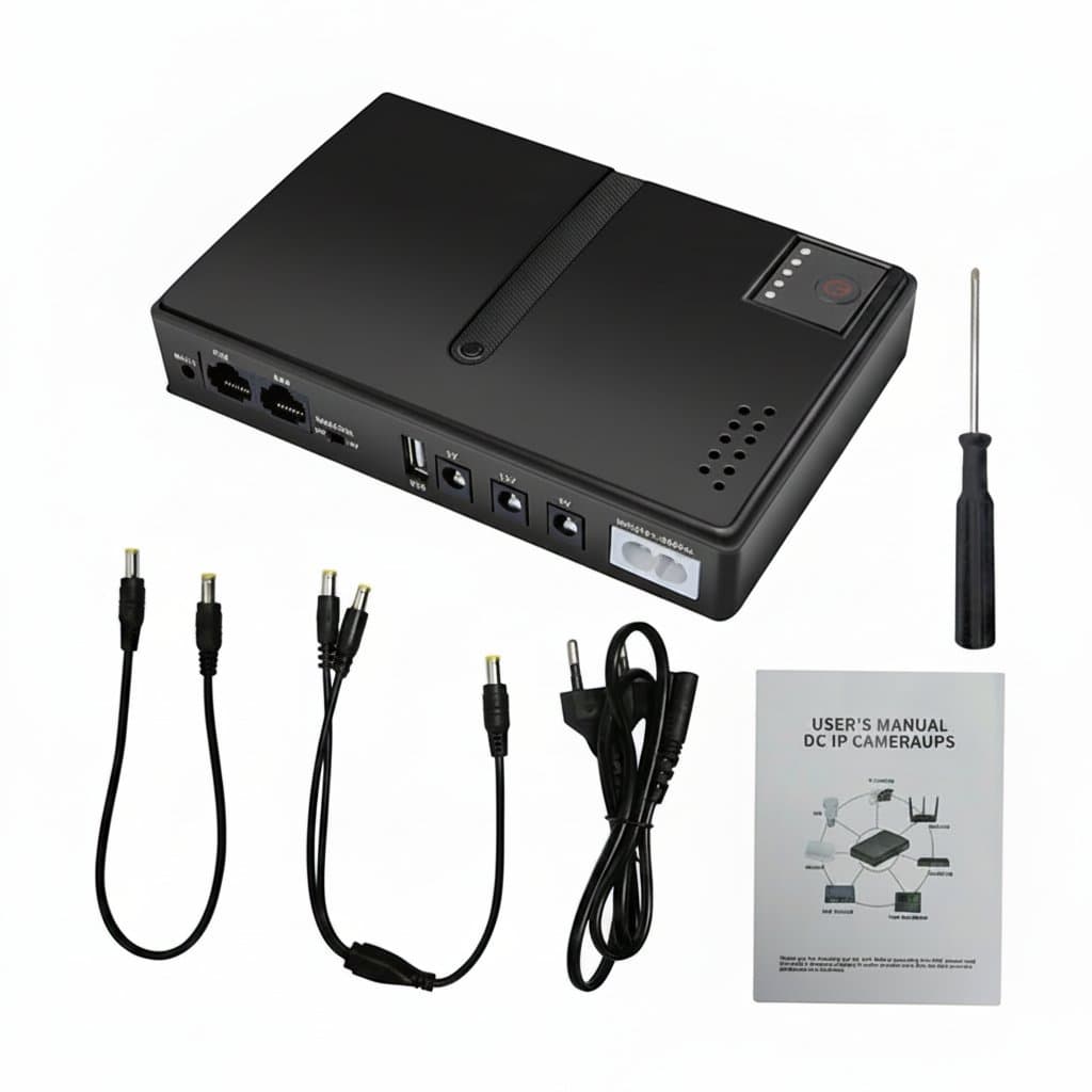 EU plug 1018L Mini UPS Power Supply Uninterruptible Backup B - Premium Electronics & Components > Power Supplies with professional quality and features