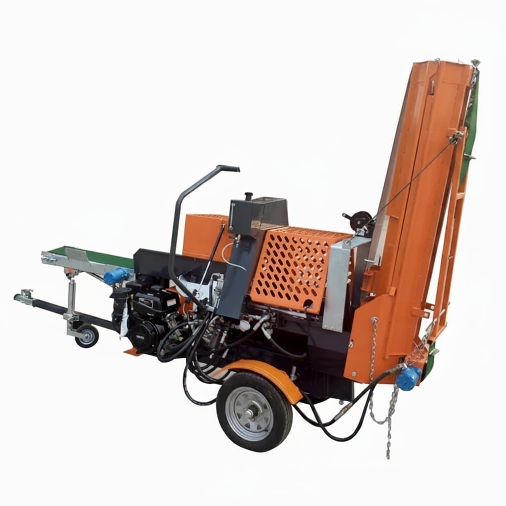 Portable Firewood Saw Machine Diesel Powered Log Cutting Equipment Wood Log Processor for Sale