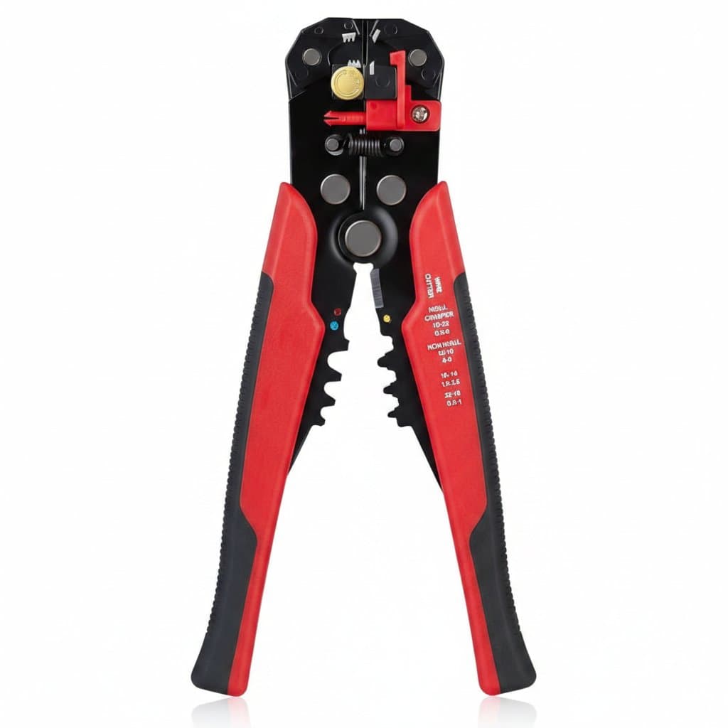 Wire Stripper & Cutter | Self-Adjusting | 10-24 AWG - Professional Grade Tool