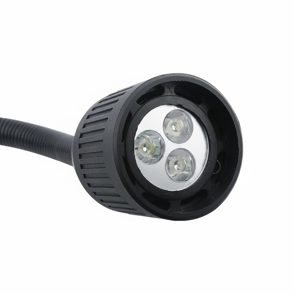 Flexible Gooseneck Work Light | 220V/24V LED Machine Lamp for Lathes & Milling - Image 1
