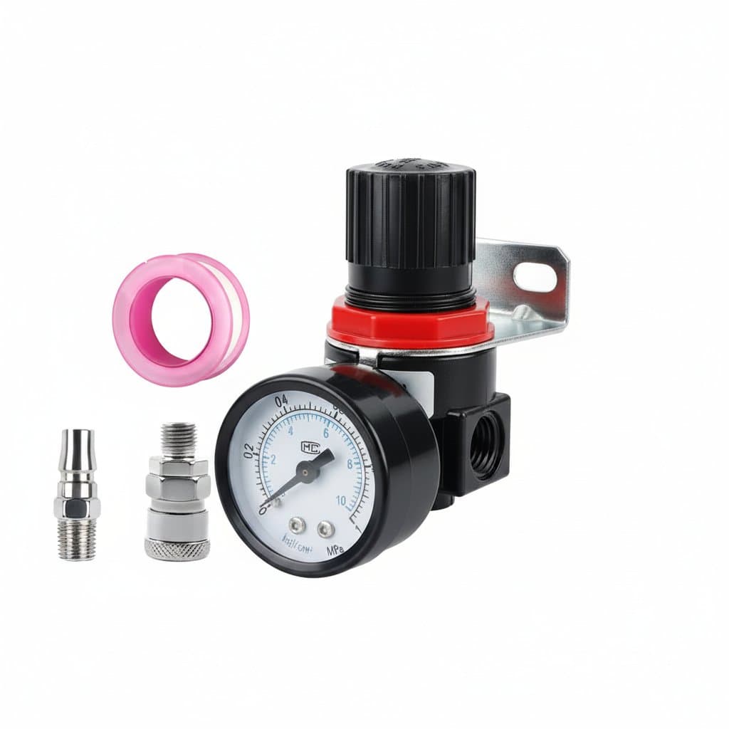 AR2000 Pressure Regulator 0-1MPA Air Pressure Gauge 1/4\ - Premium Industrial & Machinery > Hydraulics & Pneumatics with professional quality and features