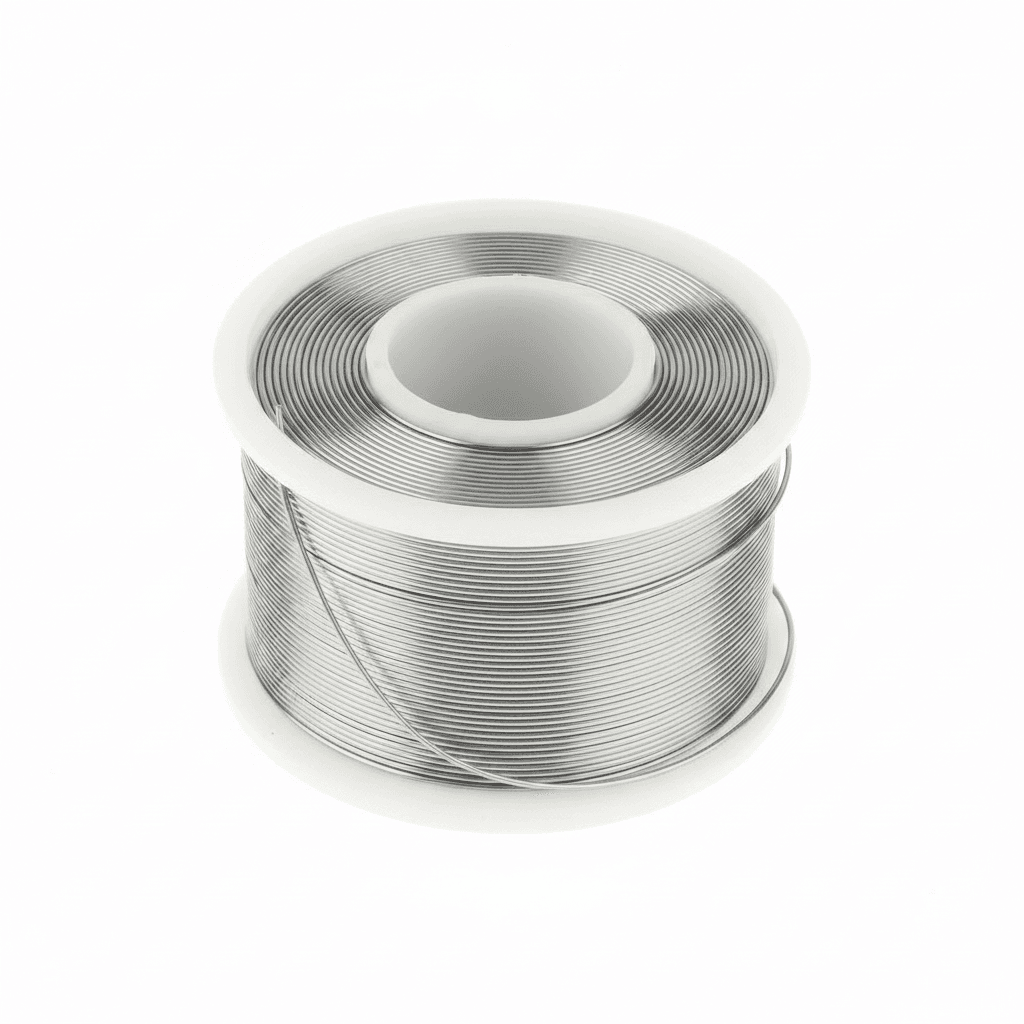 ESPLB 450G solder wire spool with 63/37 tin-lead alloy and rosin core flux for reliable electrical welding and repairs.