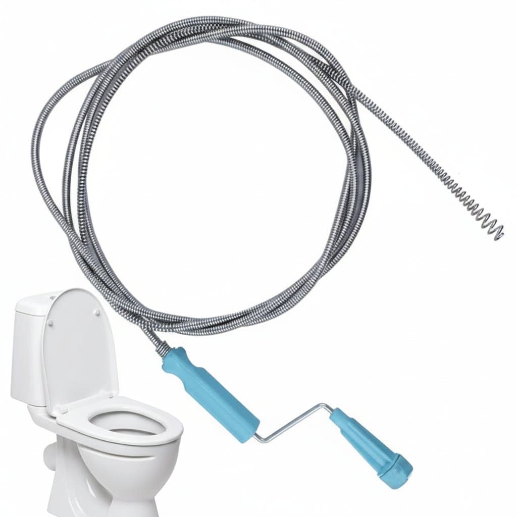 Drain Snake | Flexible Metal Spring | Sink & Sewer Clog Remover