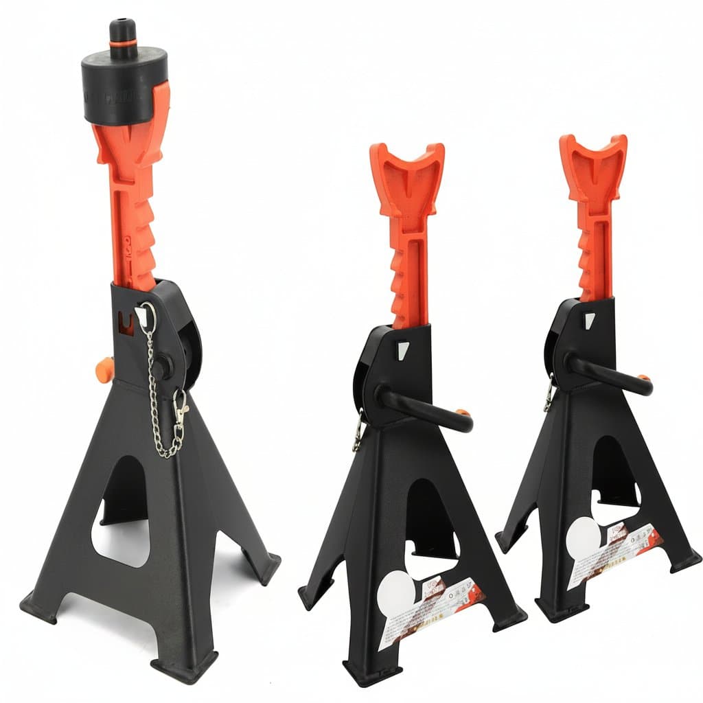 A durable rubber floor lifting jack pad axle stand adapter, an essential car jack for changing tires accessory.