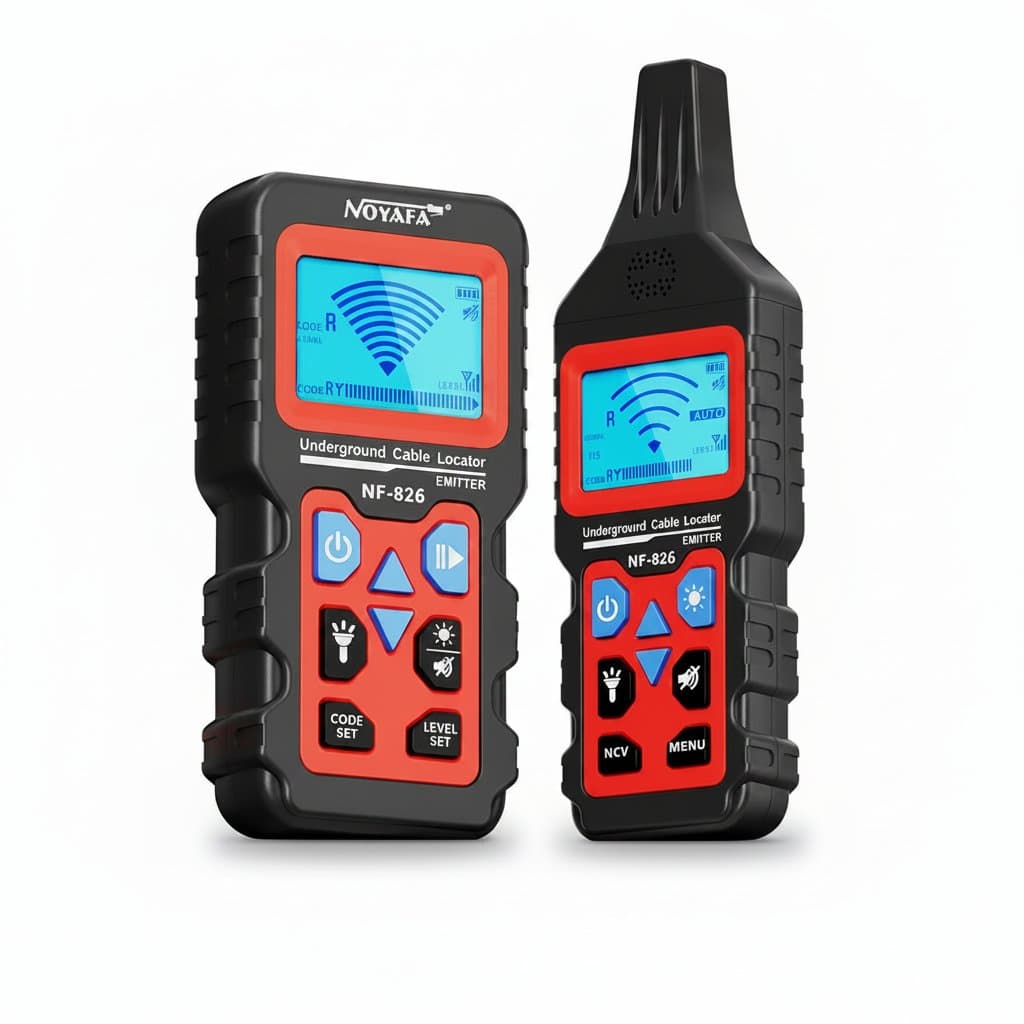 Underground Cable & Wire Locator | Wall Pipe Detector | 2m Depth, 1000ft Length