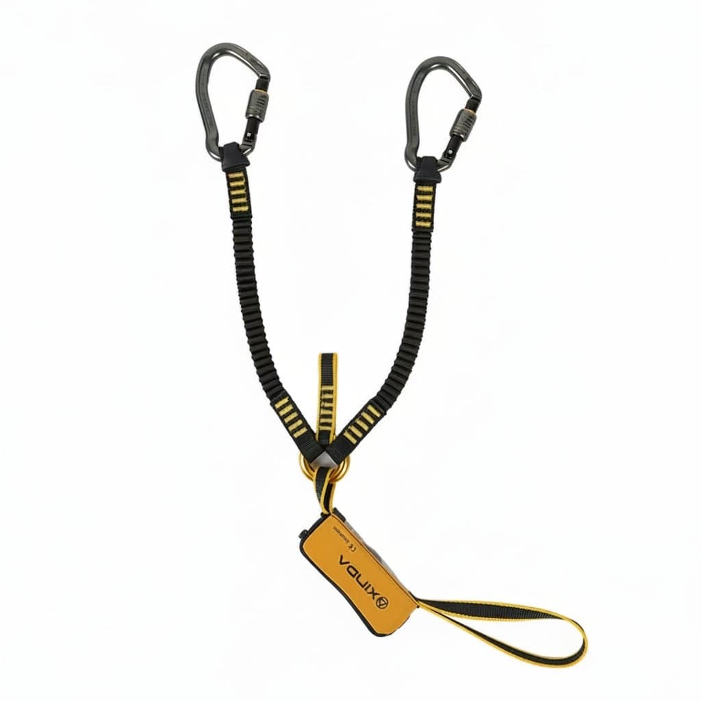 Via Ferrata Safety Harness | High-Strength Anti-Fall Lanyard with Locking Carabiner - Image 1