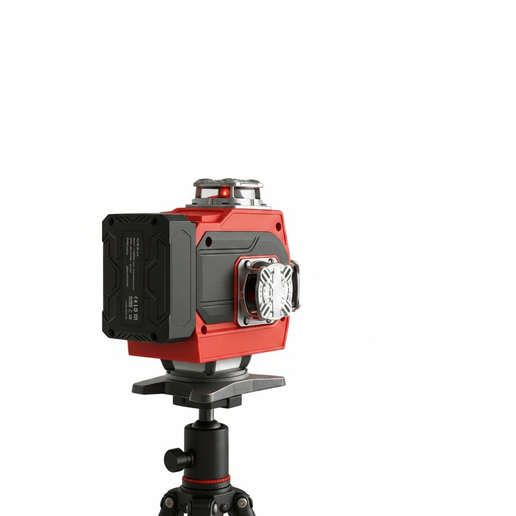 16-line laser level with red/green dual beam option, touch control, super bright auto-leveling, 360° rotating window, and anti-blind spot design.