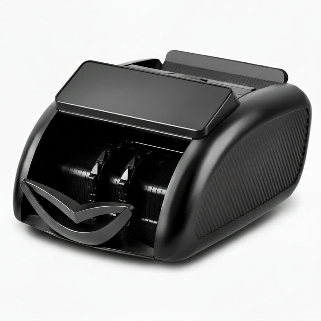 Multi-Currency Counting Note Machine, front view.