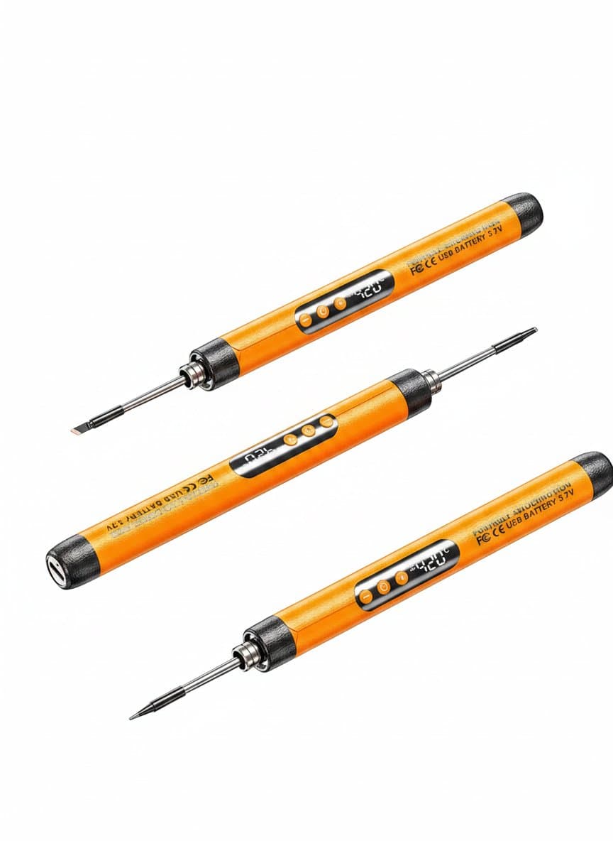 Cordless Soldering Iron Kit | USB-C Rechargeable | Adjustable 300-450°C Temperature Control - Image 1