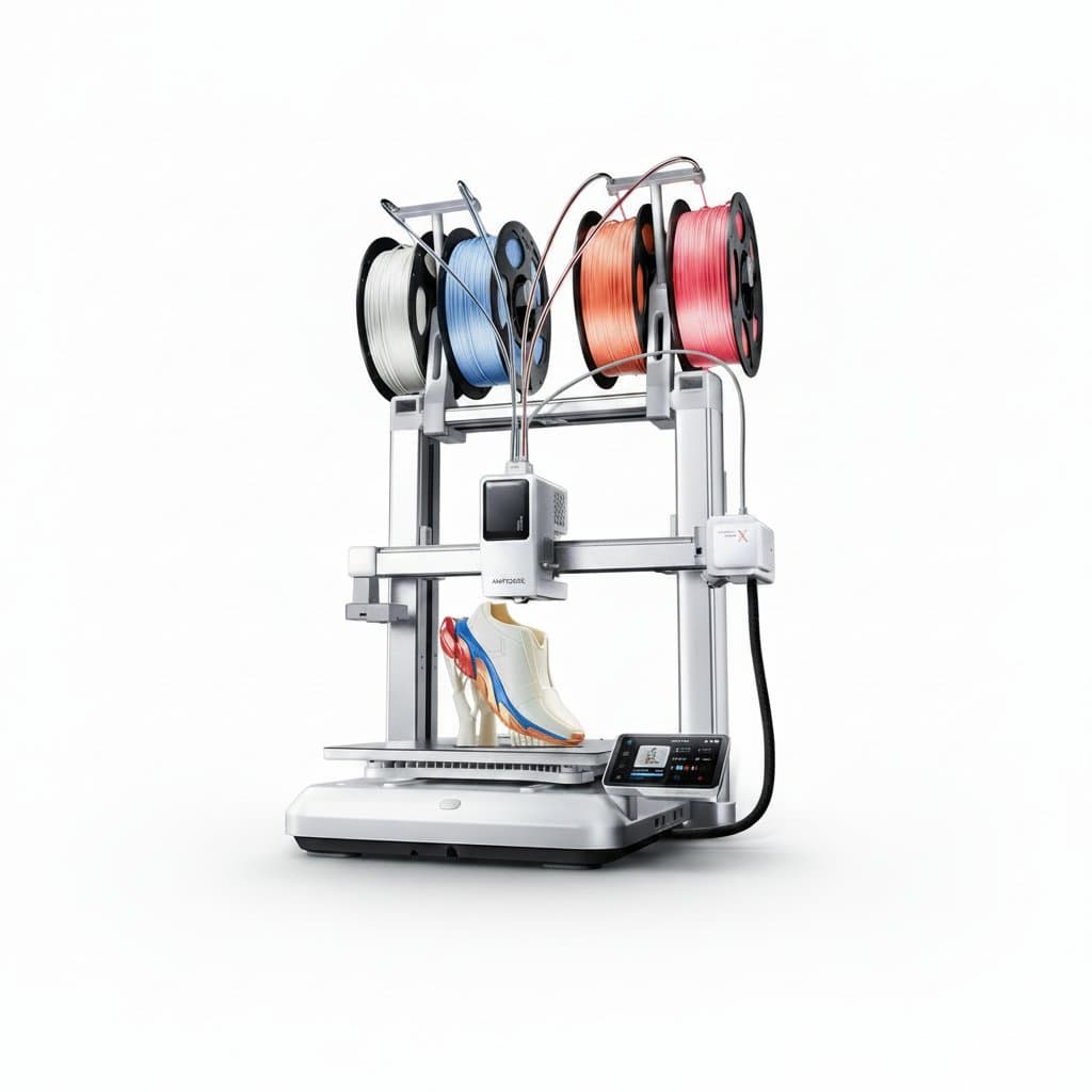 ANYCUBIC Kobra X 3D Printer, a sleek black 3D printer.