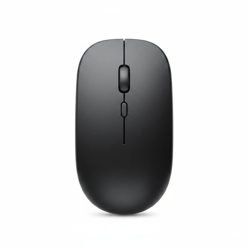 Vertical ergonomic wireless gaming mouse with rechargeable battery, 2.4G USB receiver, and optical sensor for PC and laptop.