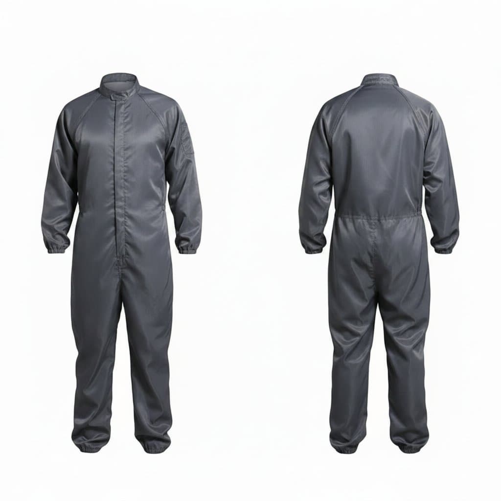 Biohazard hazmat suit.