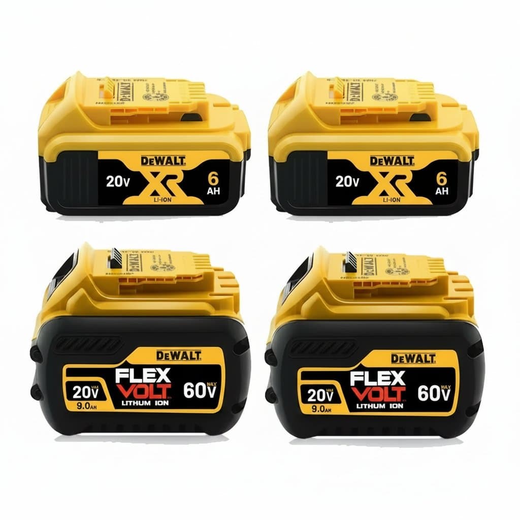 DeWalt Power Tool Battery | 20V/60V Lithium-Ion | 2Ah, 6Ah, 9Ah for DCF845, DCD800 Series